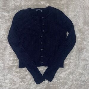 Brandy Melville Navy Women's Cardigan